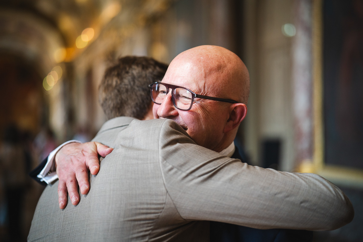 The groom's father after the civil ceremony at the Capitole de Toulouse
